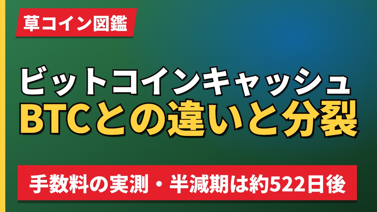 ビットコインキャッシュBTCとの違いと分裂